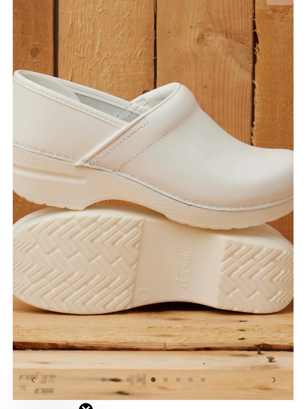 Danskos Classic White Women's Slip-On Clogs